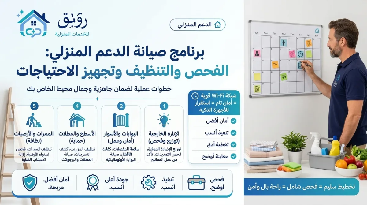تنظيم خدمة الدعم المنزلي: كيف تحدد المهام والوقت والأولويات قبل الزيارة؟