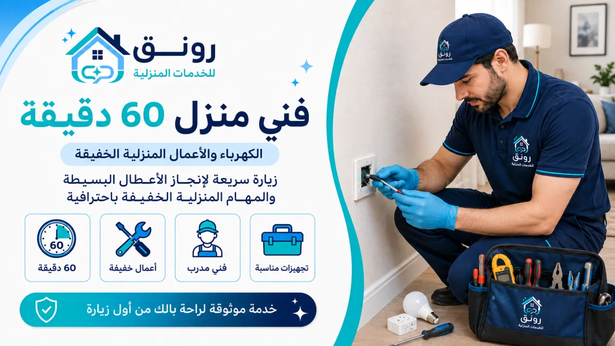 فني منزل 60 دقيقة - المستثمرين الجنوبية