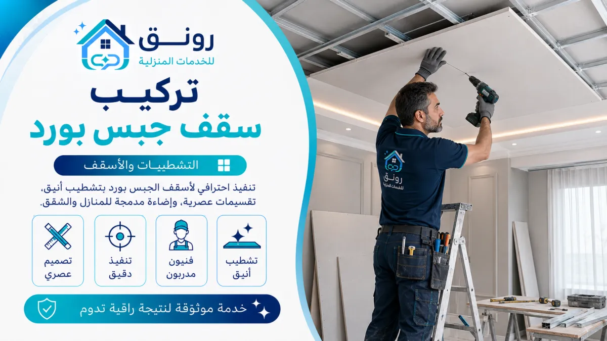 تركيب سقف جبس بورد