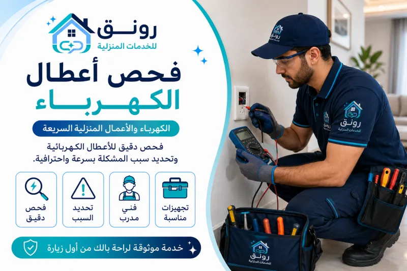 فحص أعطال الكهرباء