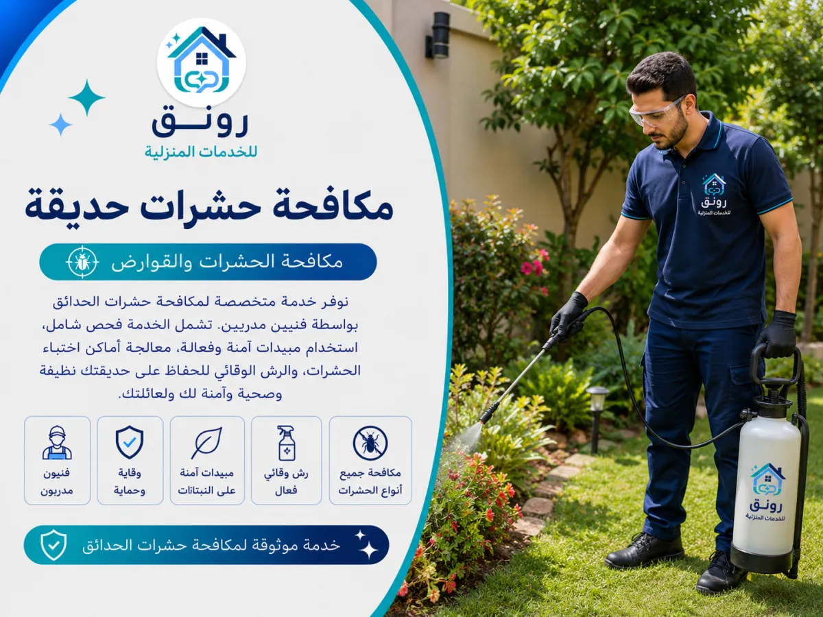 مكافحة حشرات حديقة - مصطفى النحاس
