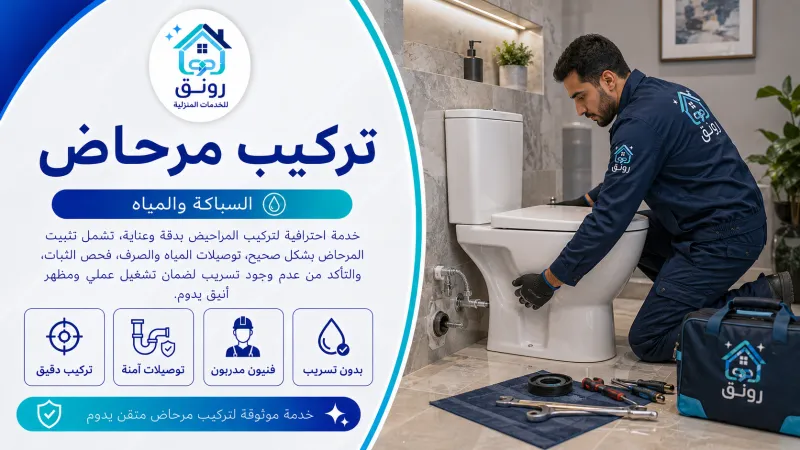 تركيب مرحاض