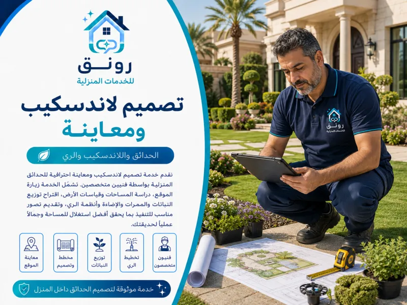 تصميم لاندسكيب ومعاينة