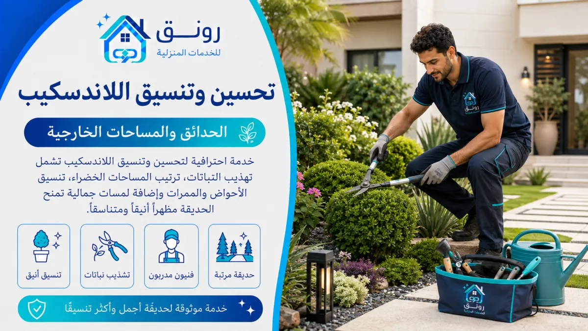 تحسين وتنسيق اللاندسكيب