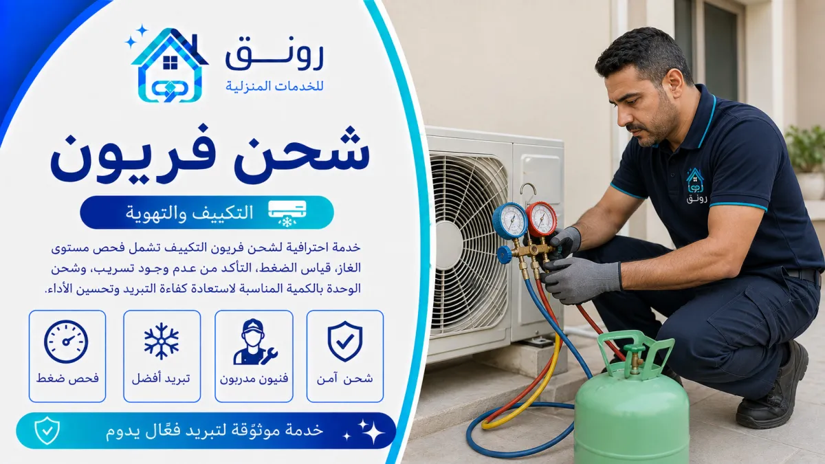 شحن فريون - مدينة 6 أكتوبر