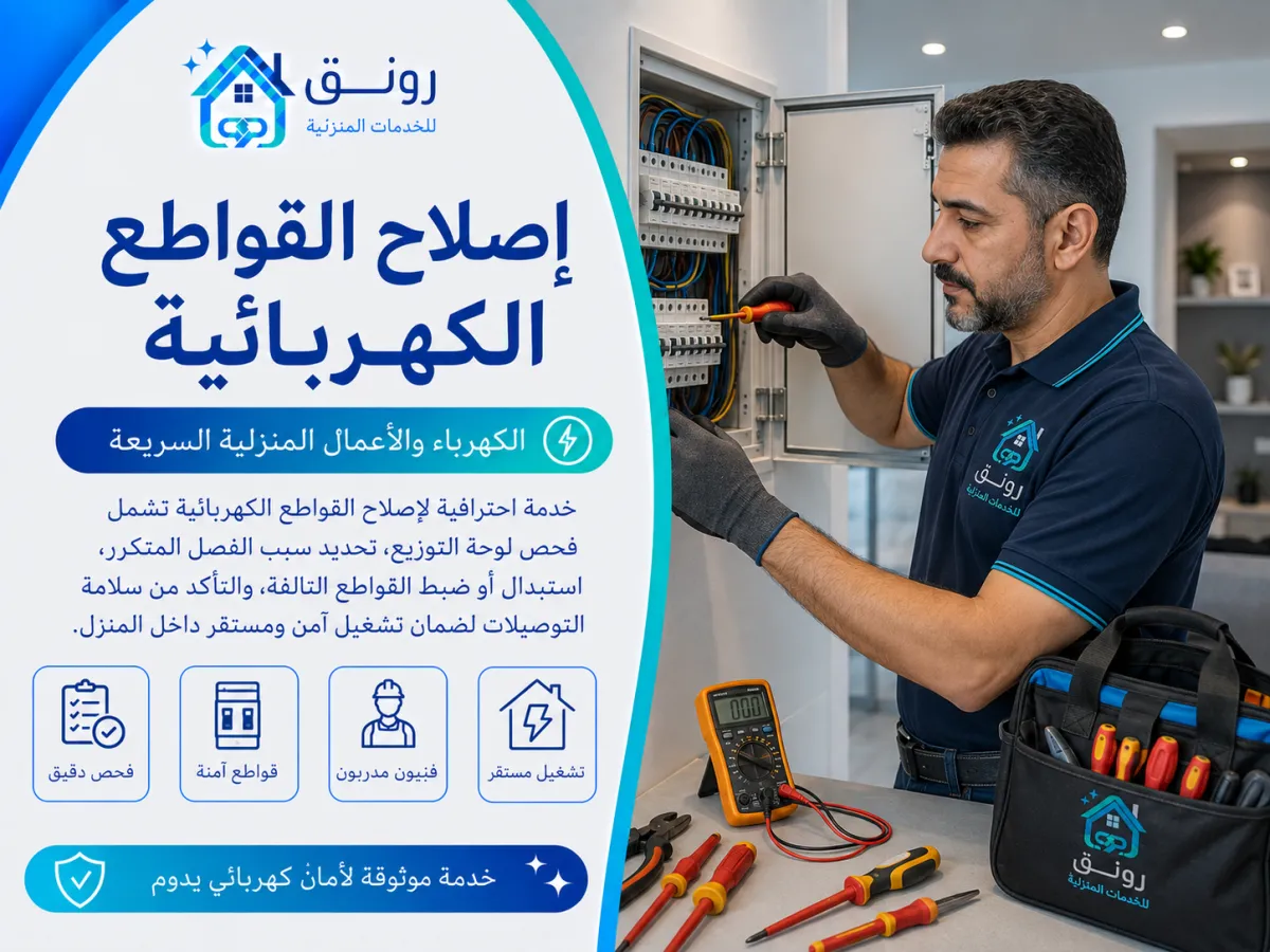 إصلاح القواطع الكهربائية