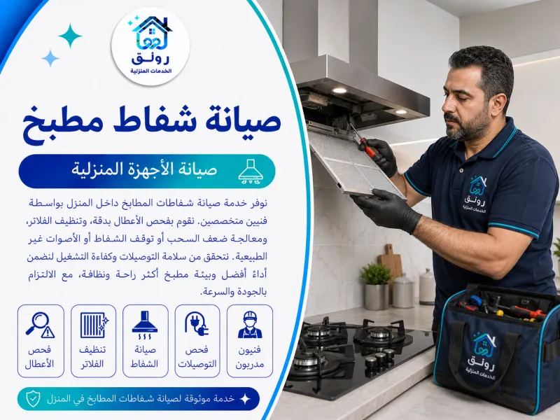 صيانة شفاط مطبخ