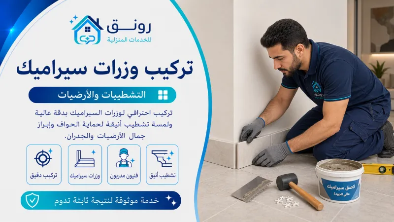 تركيب وزرات سيراميك