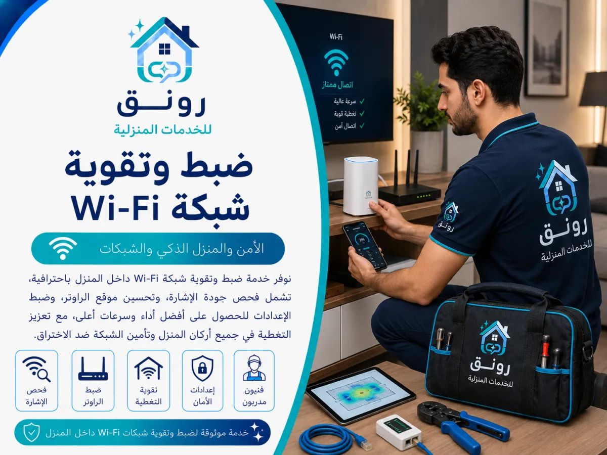 ضبط وتقوية شبكة Wi-Fi