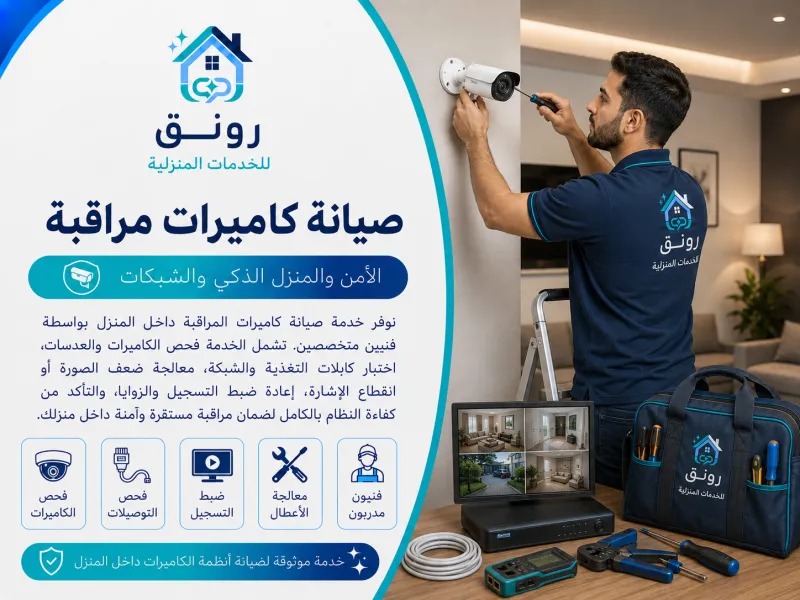 صيانة كاميرات مراقبة