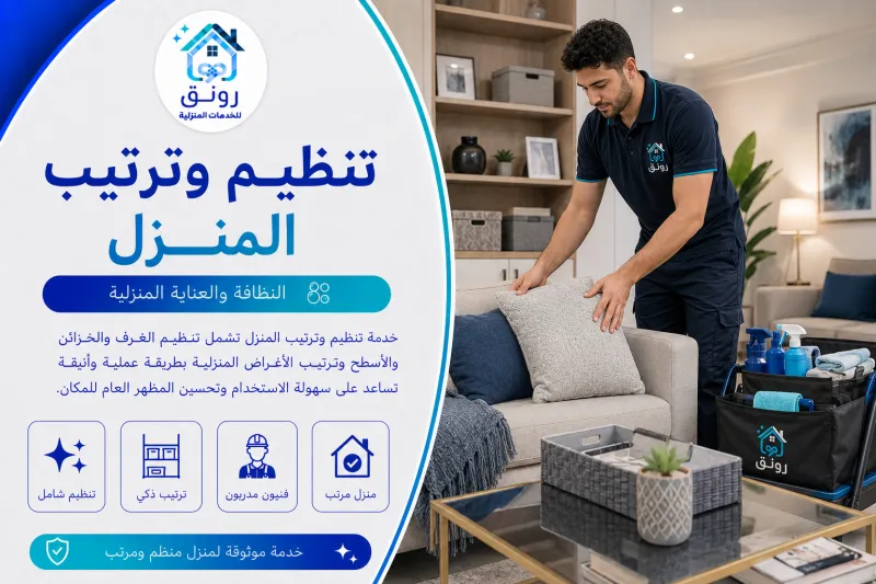 تنظيم وترتيب المنزل