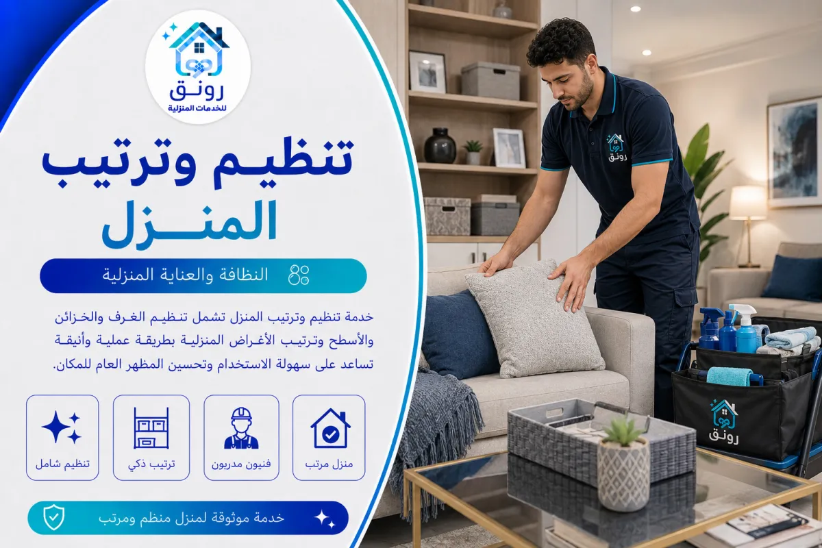 تنظيم وترتيب المنزل