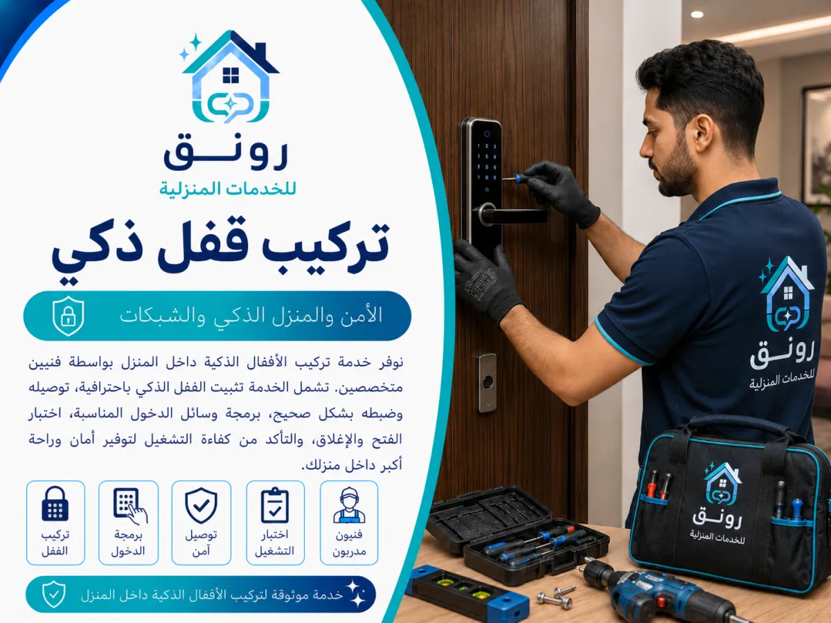 تركيب قفل ذكي - مصطفى النحاس