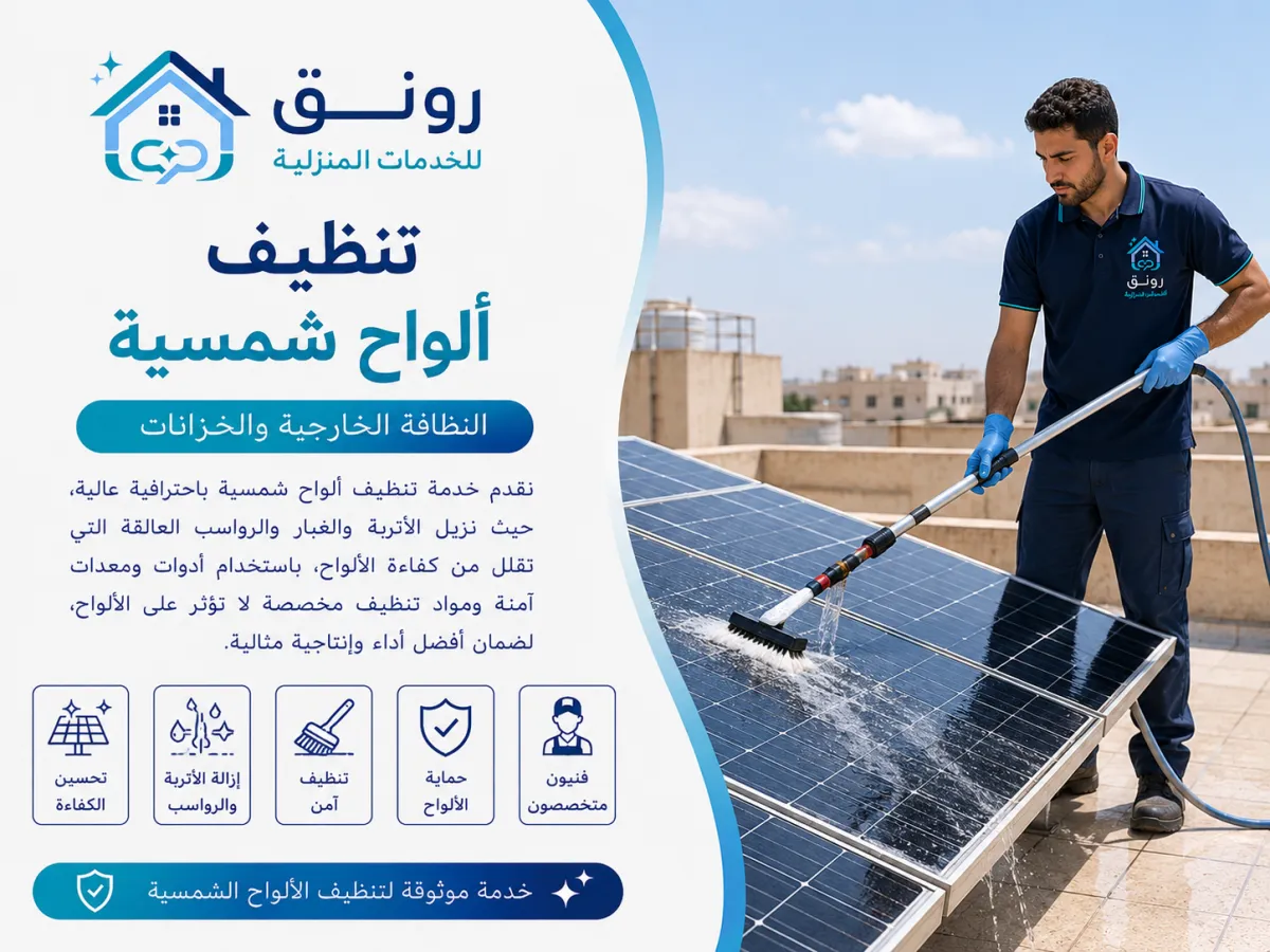 Solar panel cleaning