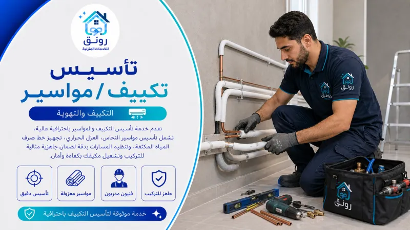 تأسيس تكييف/مواسير