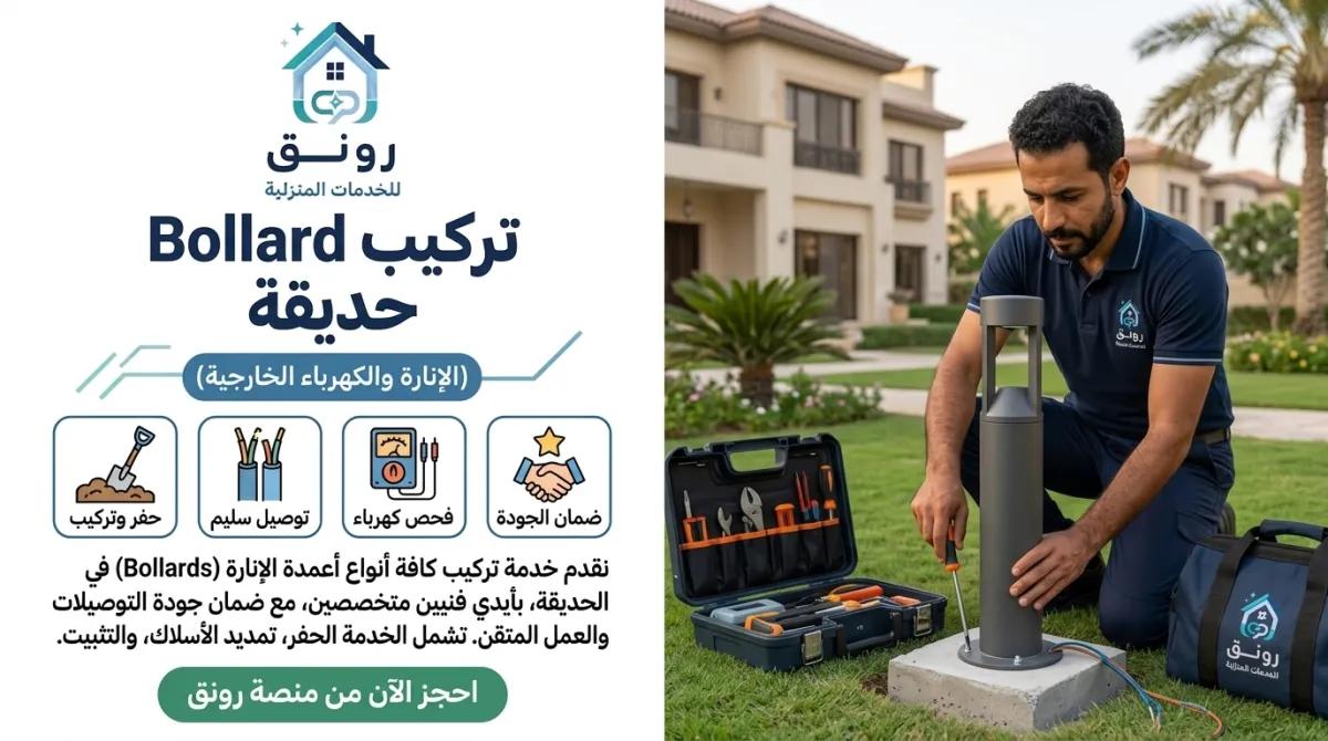 تركيب Bollard حديقة