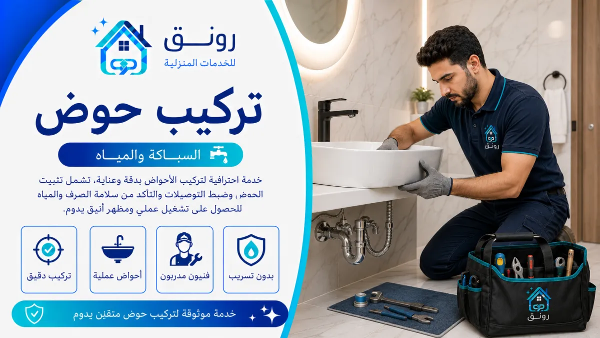 تركيب حوض
