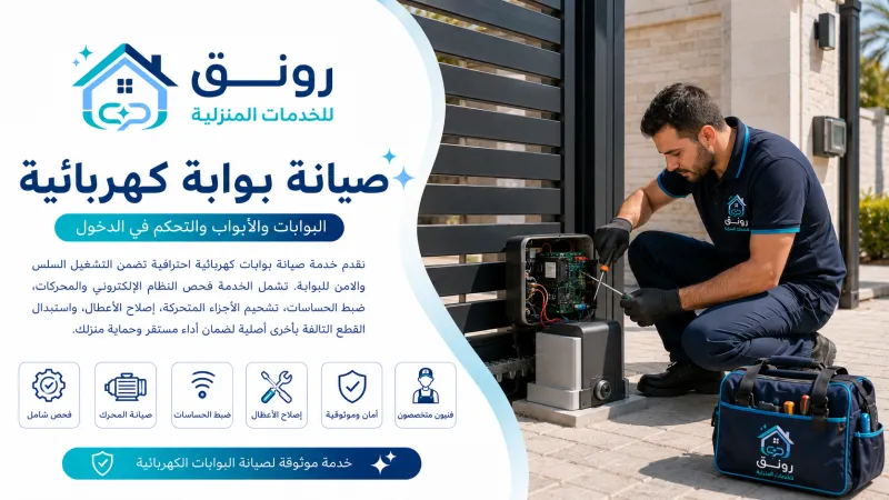 صيانة بوابة كهربائية