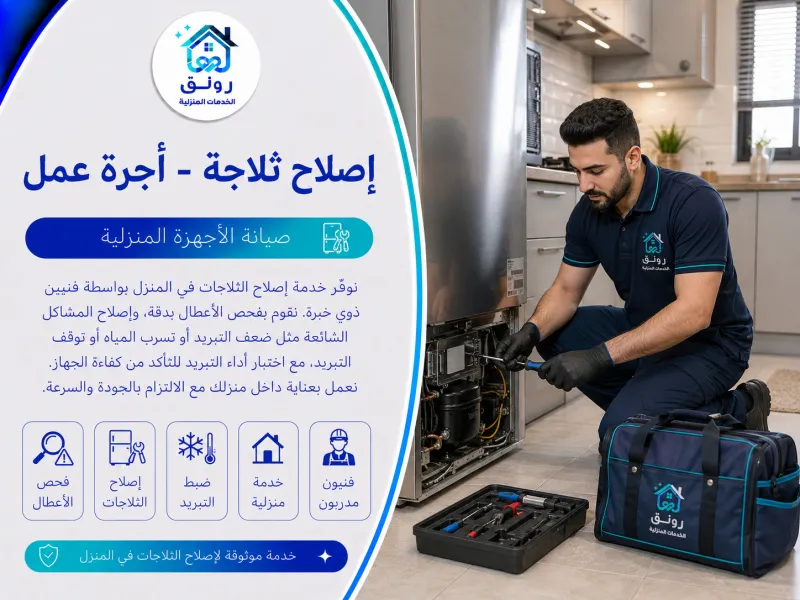 إصلاح ثلاجة - أجرة عمل