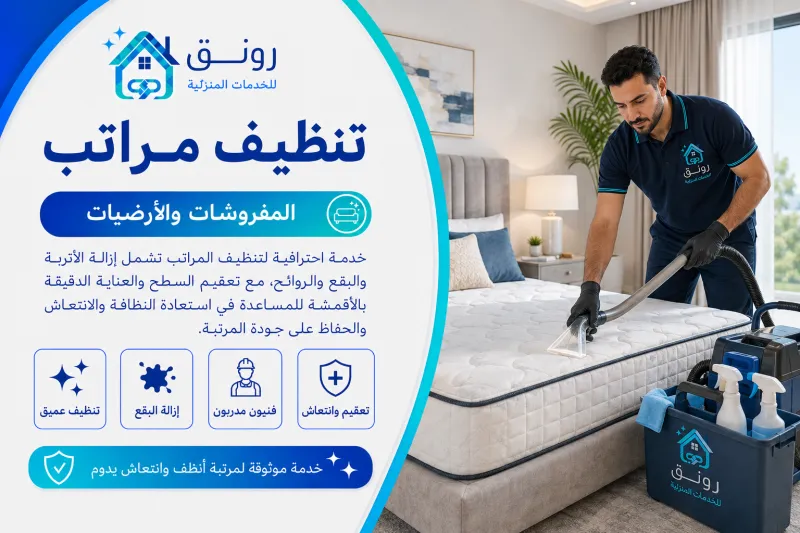 تنظيف مراتب