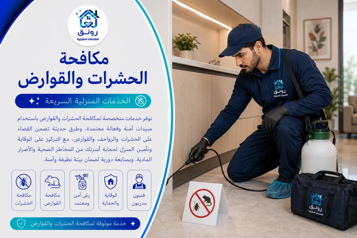مكافحة الحشرات والقوارض