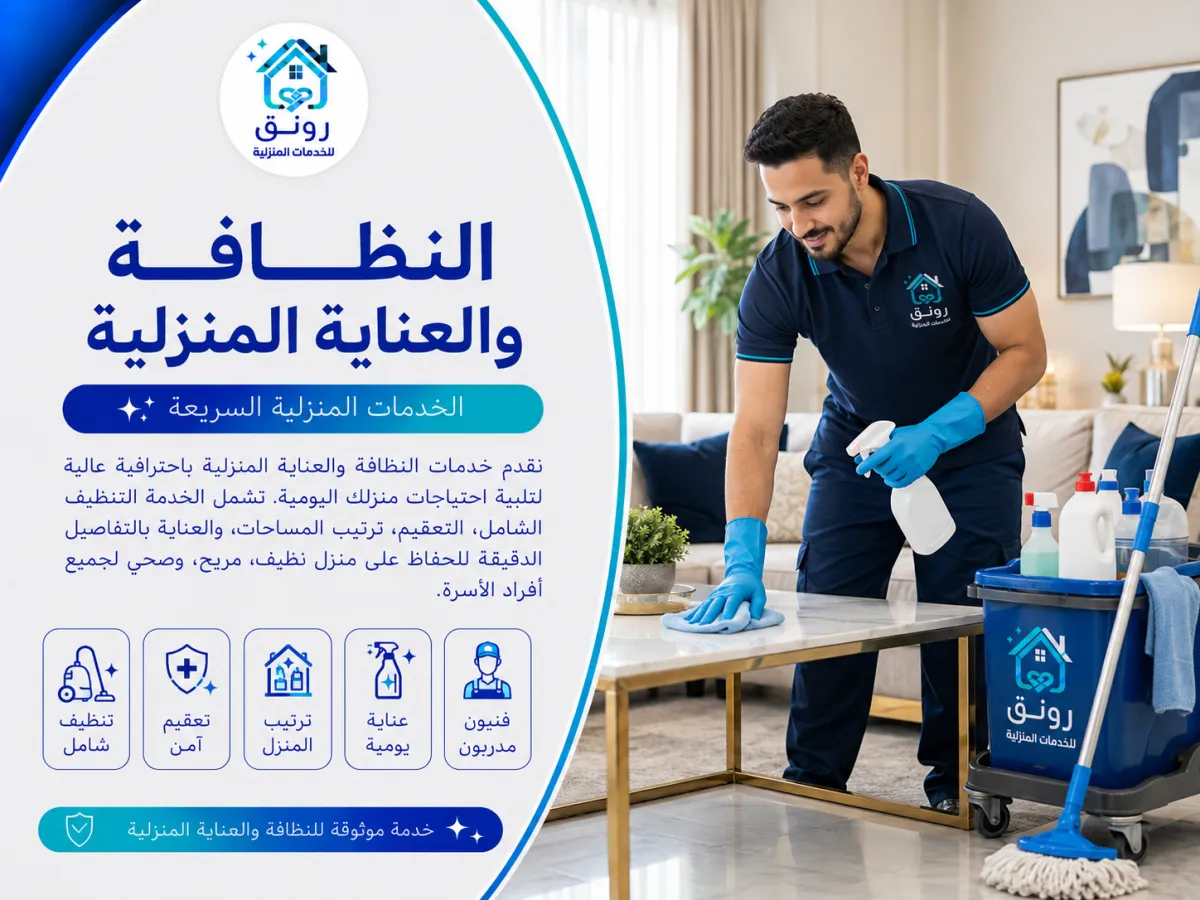 النظافة والعناية المنزلية